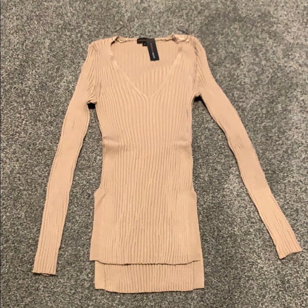 Tan tunic sweater